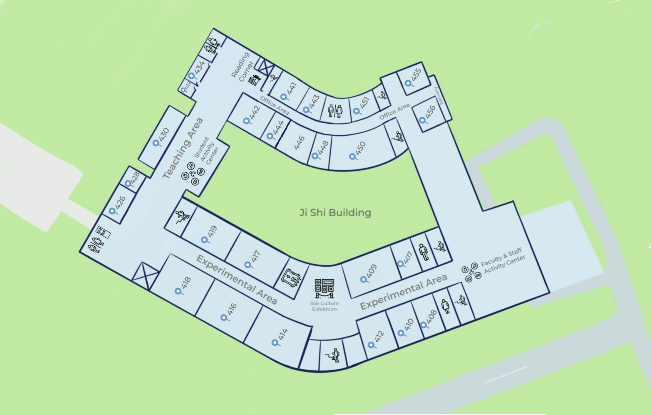 map of jishi building